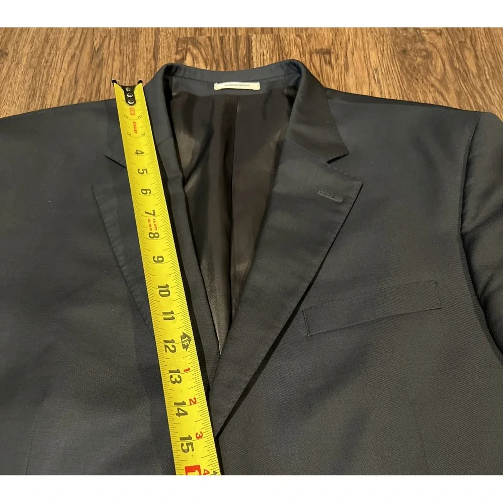 Peter Millar Suit Two Button Blazer Size 46T Slacks 40X32 Color Navy READ